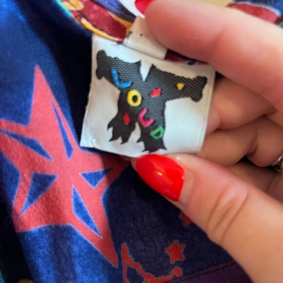 Vintage patchwork bright colourful micro mini dress - Picture 8 of 12